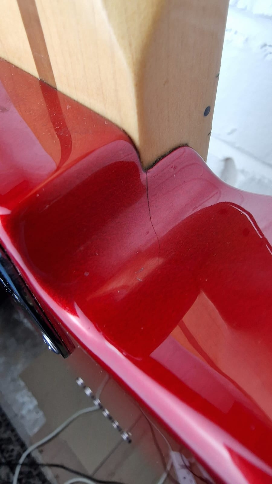 FENDER USA AMERICAN TELECASTER 2004 CHROME RED ELECTRIC GUITAR