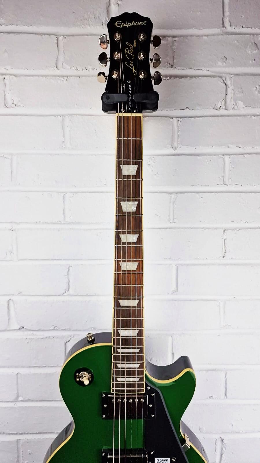 EPIPHONE 2015 JOE BONAMASSA SIGNATURE LES PAUL INVERNESS GREEN ELECTRIC GUITAR