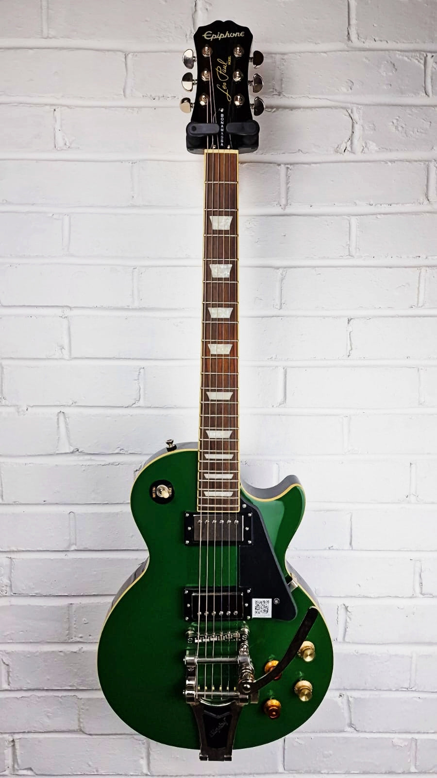 EPIPHONE 2015 JOE BONAMASSA SIGNATURE LES PAUL INVERNESS GREEN ELECTRIC GUITAR