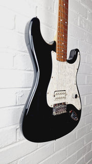 STAGG TOM DELONGE STYLE STRATOCASTER BLACK ELECTRIC GUITAR