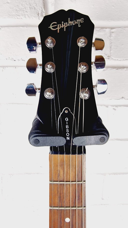 EPIPHONE LES PAUL 100 CHERRY SUNBURST 1998 LEFT HANDED ELECTRIC GUITAR