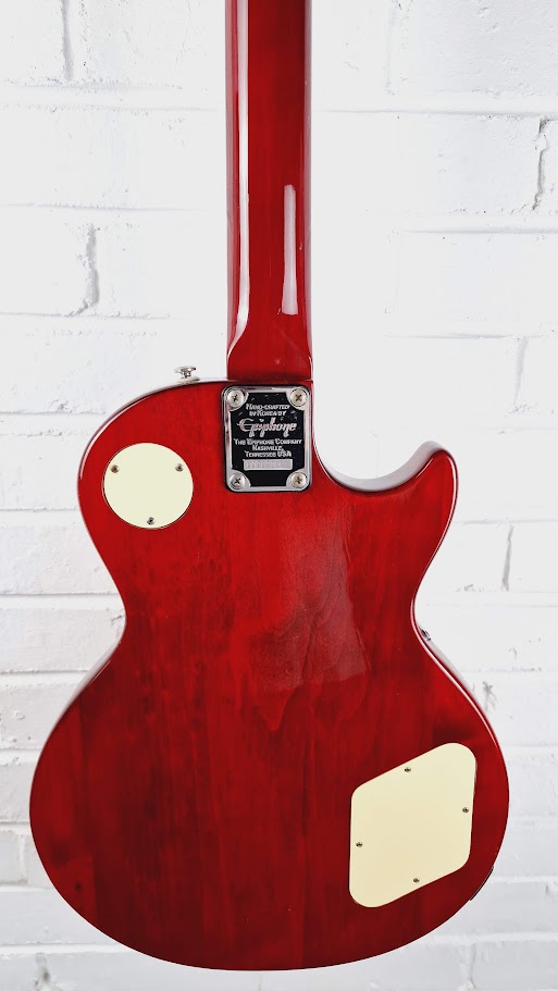 EPIPHONE LES PAUL 100 CHERRY SUNBURST 1998 LEFT HANDED ELECTRIC GUITAR