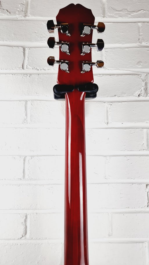 EPIPHONE LES PAUL 100 CHERRY SUNBURST 1998 LEFT HANDED ELECTRIC GUITAR