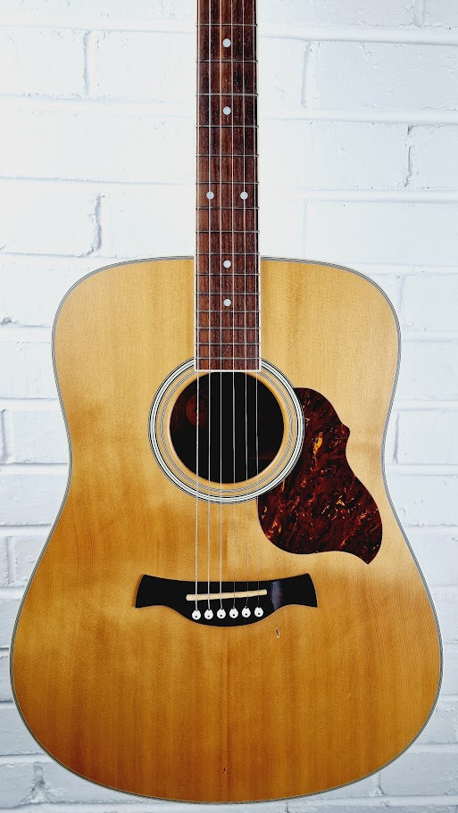 CRAFTER D6EQ/II NATURAL SATIN ELECTRO ACOUSTIC GUITAR