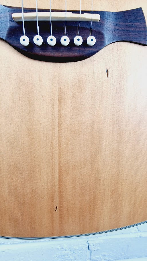 CRAFTER D6EQ/II NATURAL SATIN ELECTRO ACOUSTIC GUITAR