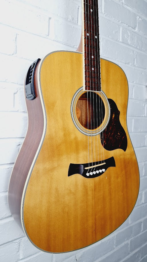 CRAFTER D6EQ/II NATURAL SATIN ELECTRO ACOUSTIC GUITAR