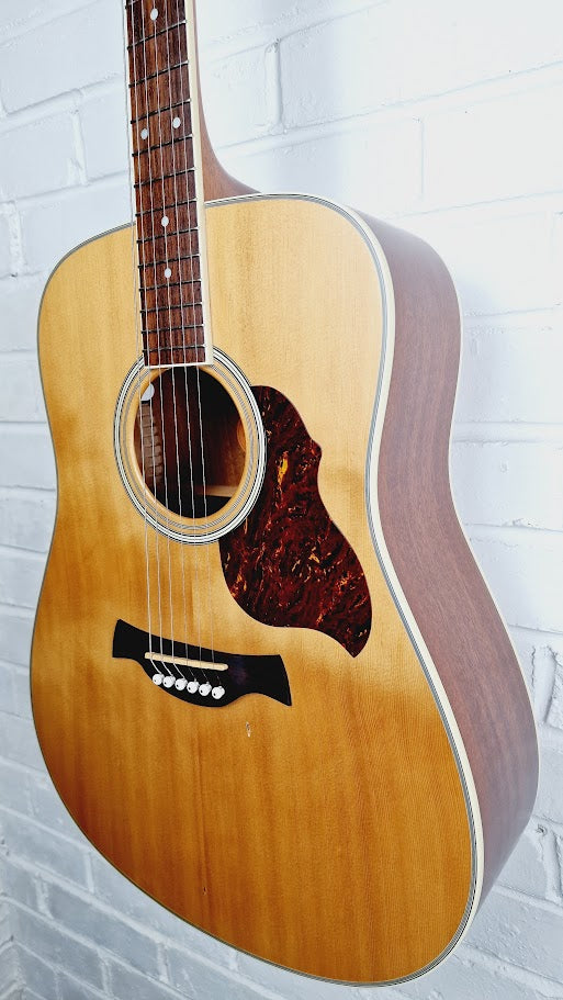 CRAFTER D6EQ/II NATURAL SATIN ELECTRO ACOUSTIC GUITAR