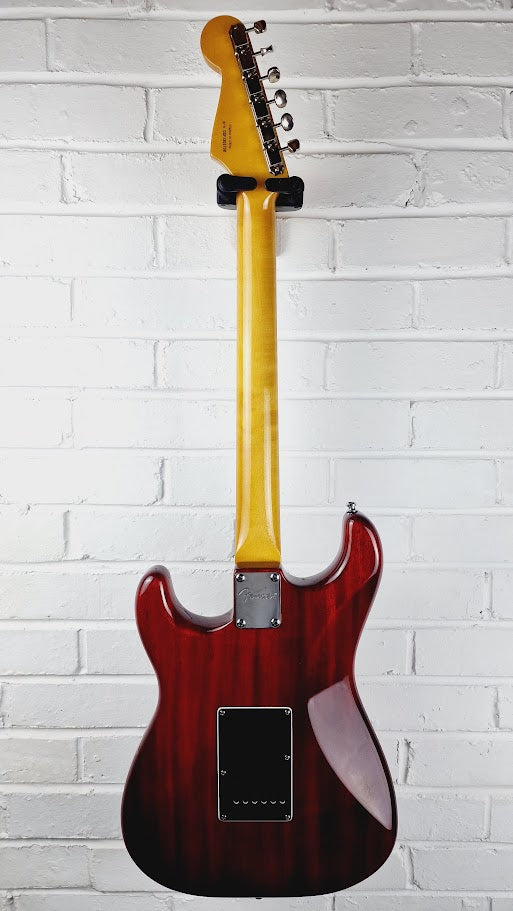 FENDER MODERN PLAYER STRATOCASTER HSH CRIMSON RED TRANSPARENT 2013 ELECTRIC GUITAR