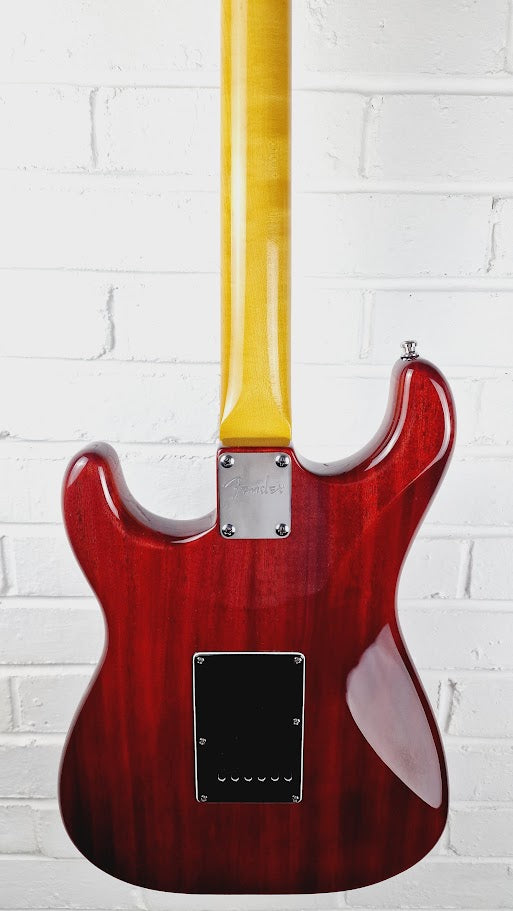 FENDER MODERN PLAYER STRATOCASTER HSH CRIMSON RED TRANSPARENT 2013 ELECTRIC GUITAR