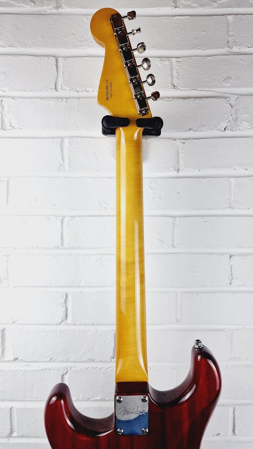 FENDER MODERN PLAYER STRATOCASTER HSH CRIMSON RED TRANSPARENT 2013 ELECTRIC GUITAR