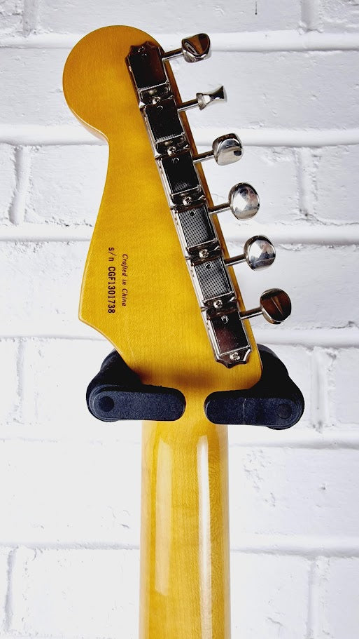 FENDER MODERN PLAYER STRATOCASTER HSH CRIMSON RED TRANSPARENT 2013 ELECTRIC GUITAR