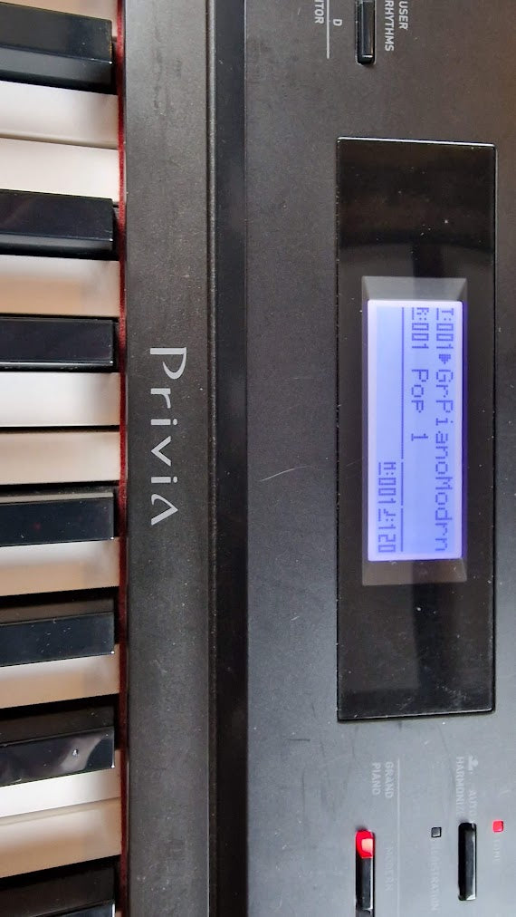 CASIO PRIVIA PX-330 88 KEY HAMMER ACTION DIGITAL KEYBOARD