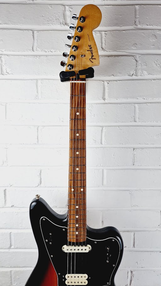 FENDER PLAYER JAGUAR PAU FERRO 3 COLOUR SUNBURST MIM 2013 ELECTRIC GUITAR