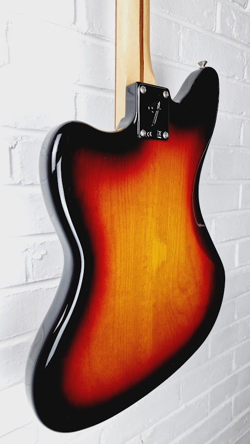 FENDER PLAYER JAGUAR PAU FERRO 3 COLOUR SUNBURST MIM 2013 ELECTRIC GUITAR