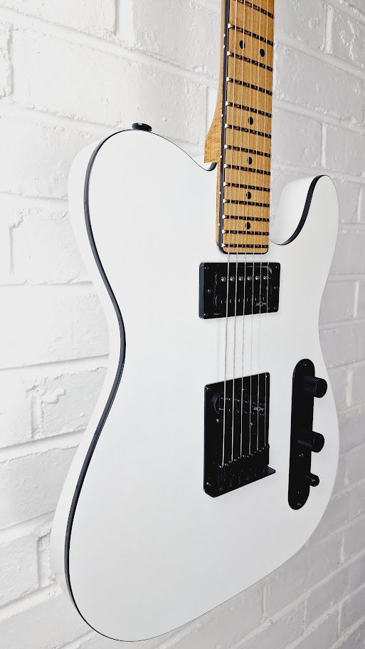 FENDER SQUIER TELECASTER CONTEMPORARY RH PEARL WHITE METALLIC WHITE ELECTRIC GUITAR