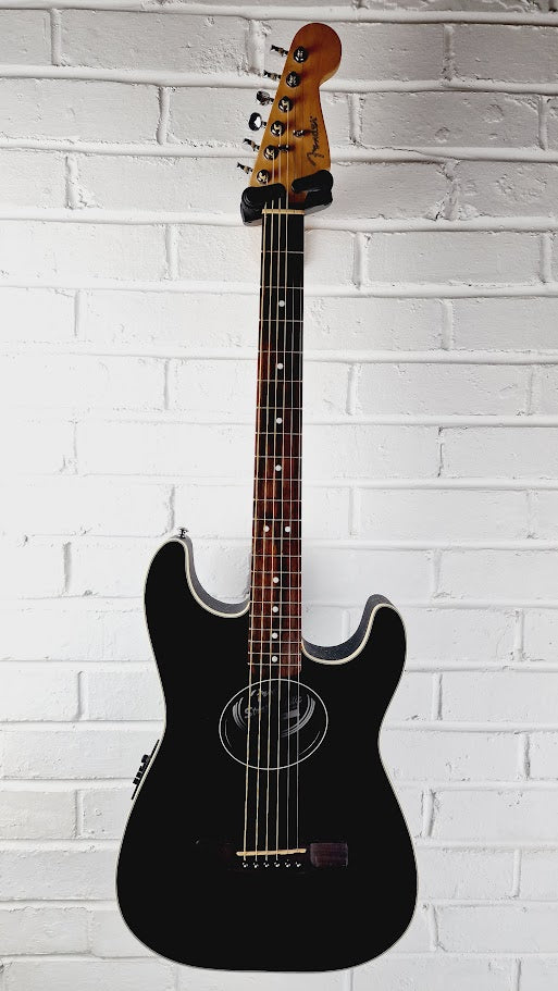 FENDER STRATACOUSTIC STANDARD BLACK ELECTRO ACOUSTIC GUITAR
