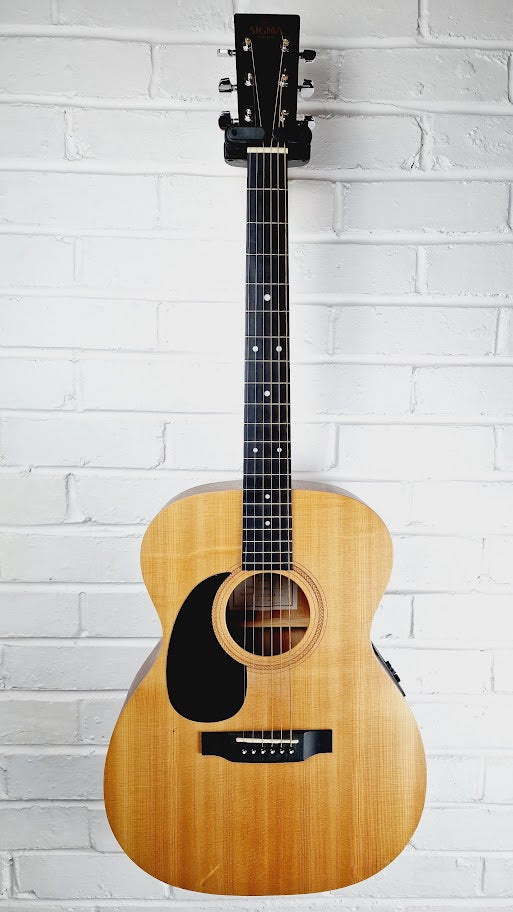 SIGMA 000MEL+ ELECTRO ACOUSTIC LEFT HANDED NATURAL GUITAR