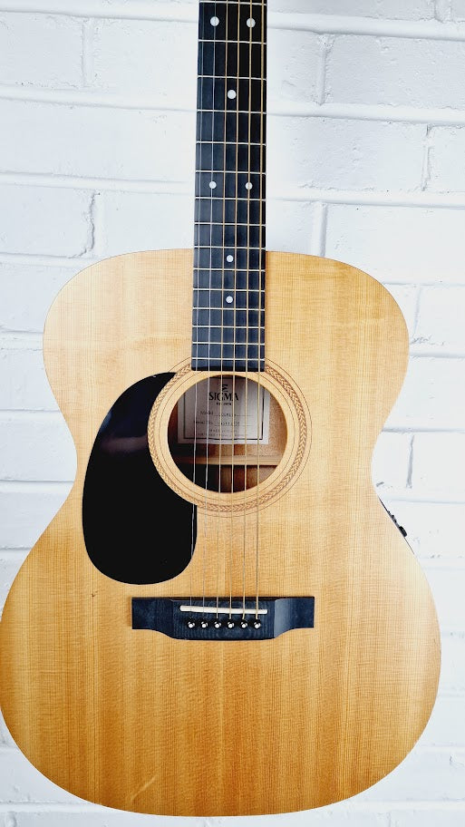 SIGMA 000MEL+ ELECTRO ACOUSTIC LEFT HANDED NATURAL GUITAR
