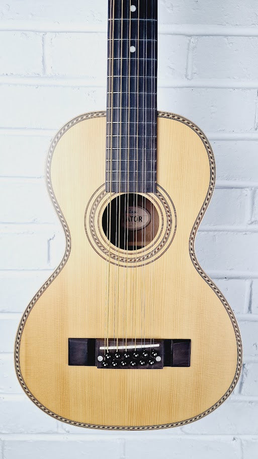 VINTAGE VIATOR VTR800PB-12 PAUL BRETT 12 STRING ACOUSTIC TRAVEL GUITAR