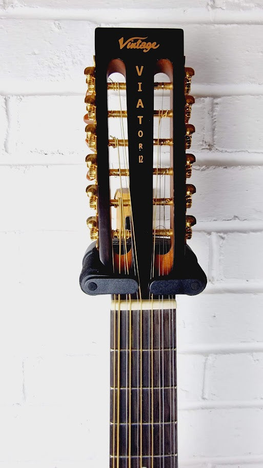 VINTAGE VIATOR VTR800PB-12 PAUL BRETT 12 STRING ACOUSTIC TRAVEL GUITAR