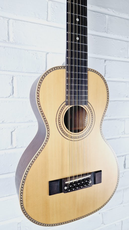 VINTAGE VIATOR VTR800PB-12 PAUL BRETT 12 STRING ACOUSTIC TRAVEL GUITAR