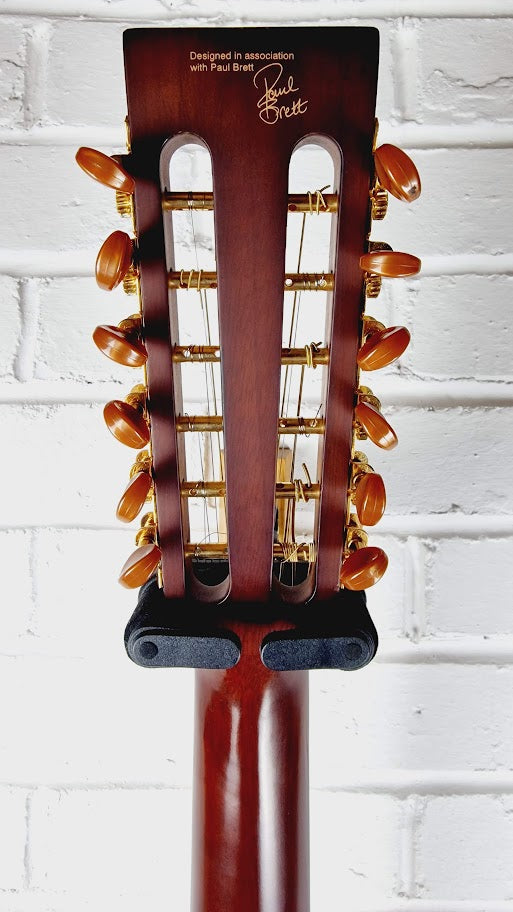 VINTAGE VIATOR VTR800PB-12 PAUL BRETT 12 STRING ACOUSTIC TRAVEL GUITAR
