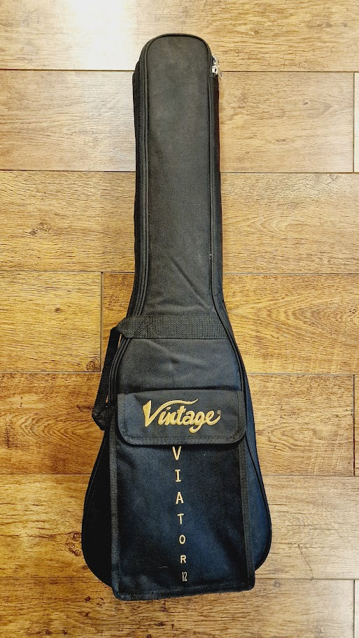VINTAGE VIATOR VTR800PB-12 PAUL BRETT 12 STRING ACOUSTIC TRAVEL GUITAR
