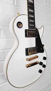 EPIPHONE LES PAUL CUSTOM PRO ALPINE WHITE ELECTRIC GUITAR