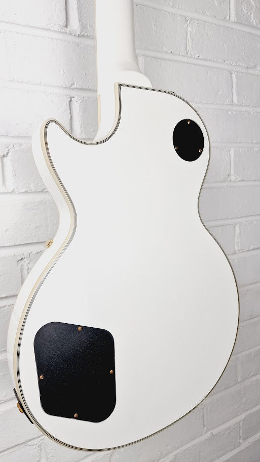 EPIPHONE LES PAUL CUSTOM PRO ALPINE WHITE ELECTRIC GUITAR