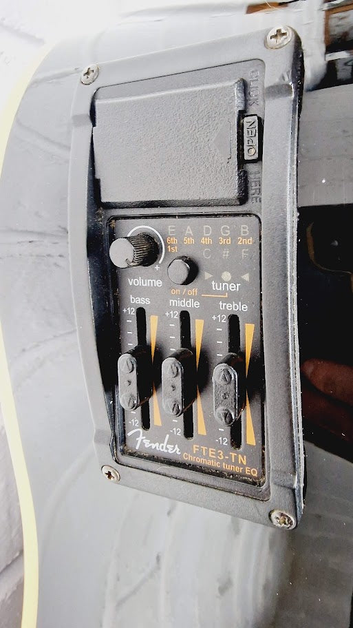 FENDER T BUCKET 300CE TBL TRANS BLUE ELECTRO ACOUSTIC GUITAR