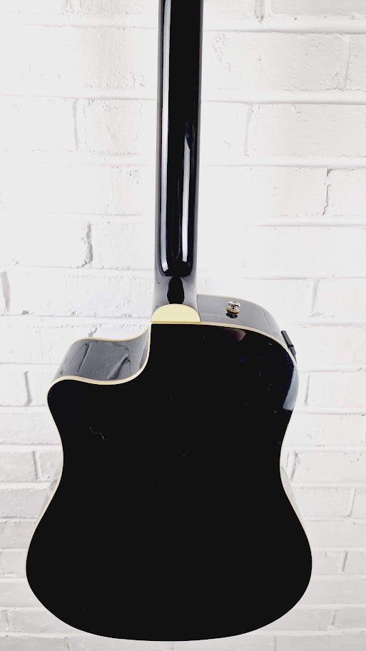 FENDER T BUCKET 300CE TBL TRANS BLUE ELECTRO ACOUSTIC GUITAR