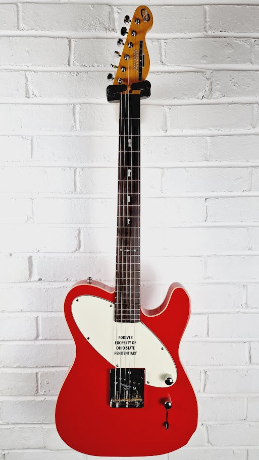 VINTAGE JOE DOE JAILBIRD ELECTRIC GUITAR + TWEED CASE