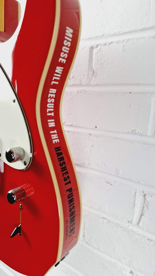 VINTAGE JOE DOE JAILBIRD ELECTRIC GUITAR + TWEED CASE