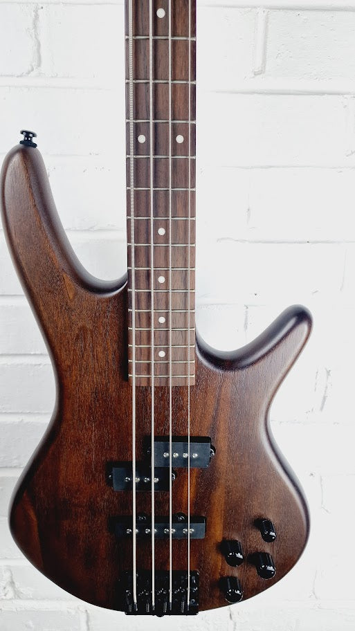 IBANEZ GSR200B 1P-01 WALNUT FLAT 4 STRING ELECTRIC BASS GUITAR