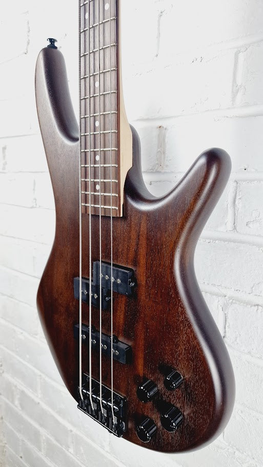 IBANEZ GSR200B 1P-01 WALNUT FLAT 4 STRING ELECTRIC BASS GUITAR