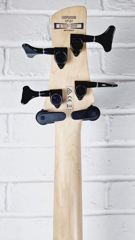 IBANEZ GSR200B 1P-01 WALNUT FLAT 4 STRING ELECTRIC BASS GUITAR