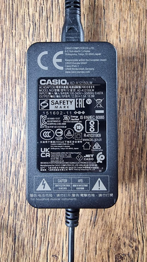 CASIO CDP-S110BK 88 HAMMER KEY KEYBOARD