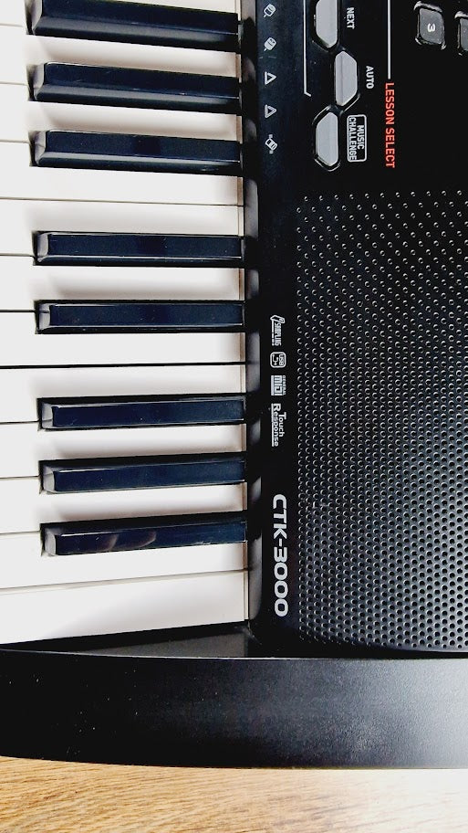 CASIO CTK3000 61 KEY PORTABLE KEYBOARD