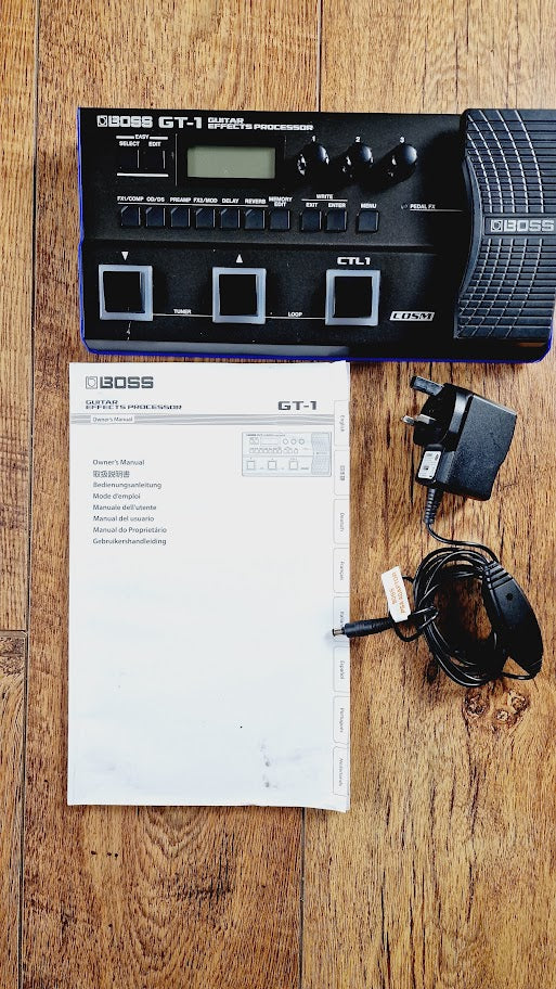 BOSS GT-1 GUITAR EFFECTS PROCESSOR