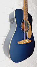 FENDER MALIBU PLAYER MDN WN MIDNIGHT SATIN ELECTRO ACOUSTIC GUITAR