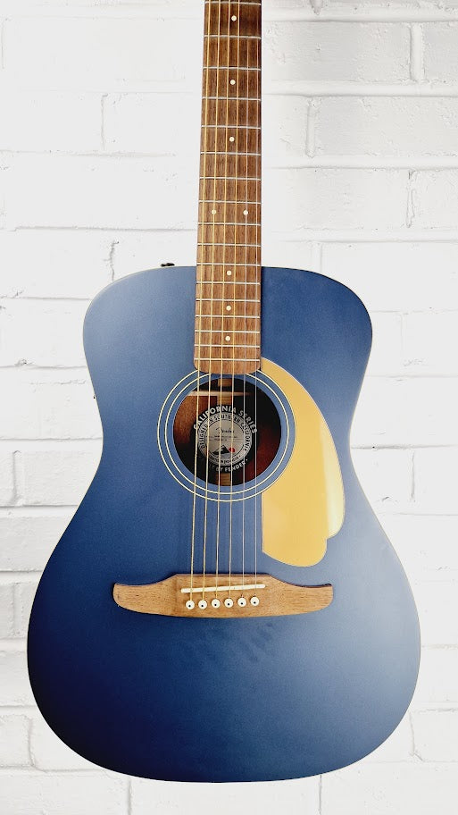 FENDER MALIBU PLAYER MDN WN MIDNIGHT SATIN ELECTRO ACOUSTIC GUITAR