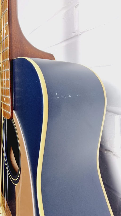 FENDER MALIBU PLAYER MDN WN MIDNIGHT SATIN ELECTRO ACOUSTIC GUITAR