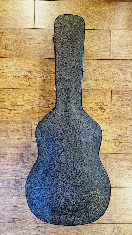 YAMAHA AEX 502 SEMI HOLLOW ORANGE ELECTRIC GUITAR + HARD CASE