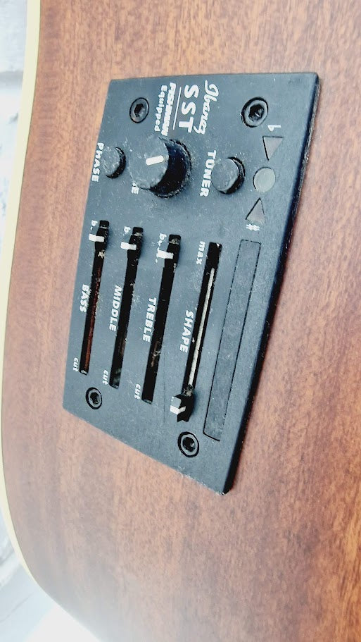 IBANEZ AW15ECE-LG LOW GLOSS ELECTRO ACOUSTIC GUITAR