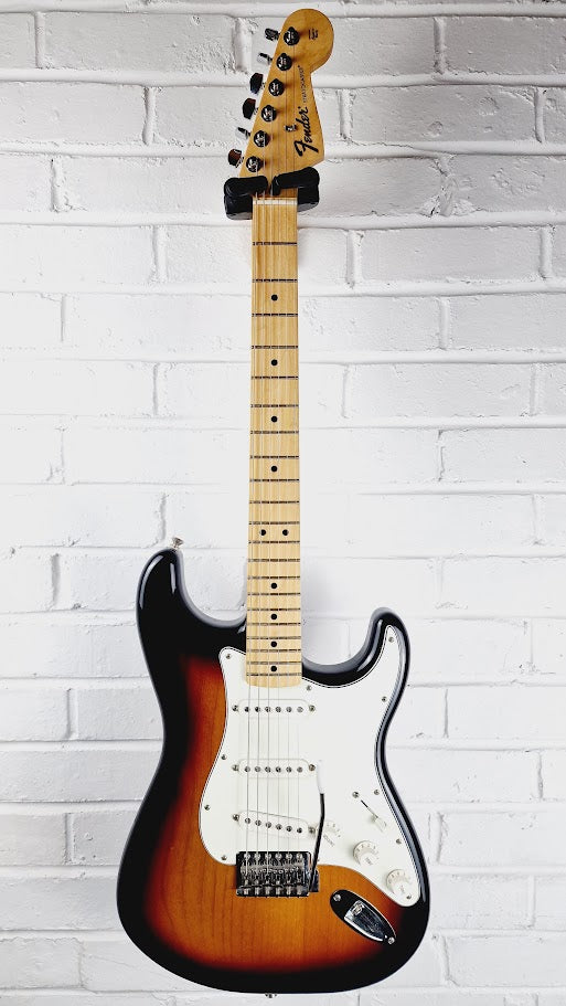 FENDER STANDARD MEXICAN STRATOCASTER BROWN SUNBURST BRB 2017 ELECTRIC GUITAR