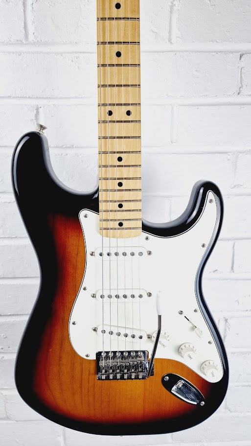 FENDER STANDARD MEXICAN STRATOCASTER BROWN SUNBURST BRB 2017 ELECTRIC GUITAR