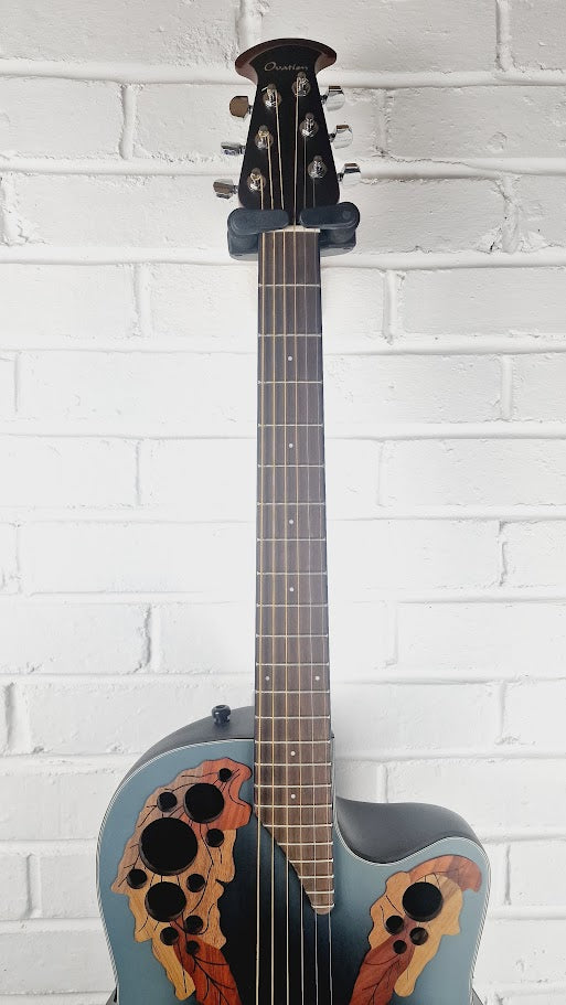 OVATION CELEBRITY ELITE CE44-RBB-G REVERSE BLUE BURST ELECTRO ACOUSTIC GUITAR