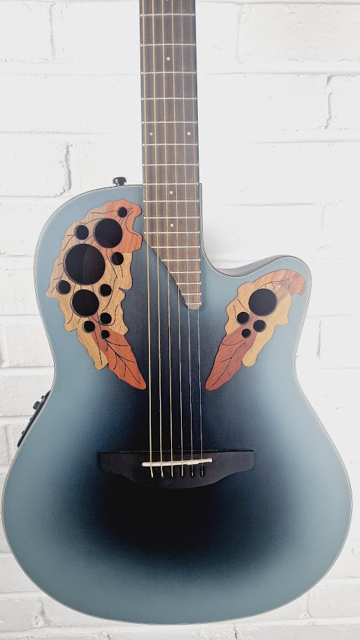 OVATION CELEBRITY ELITE CE44-RBB-G REVERSE BLUE BURST ELECTRO ACOUSTIC GUITAR