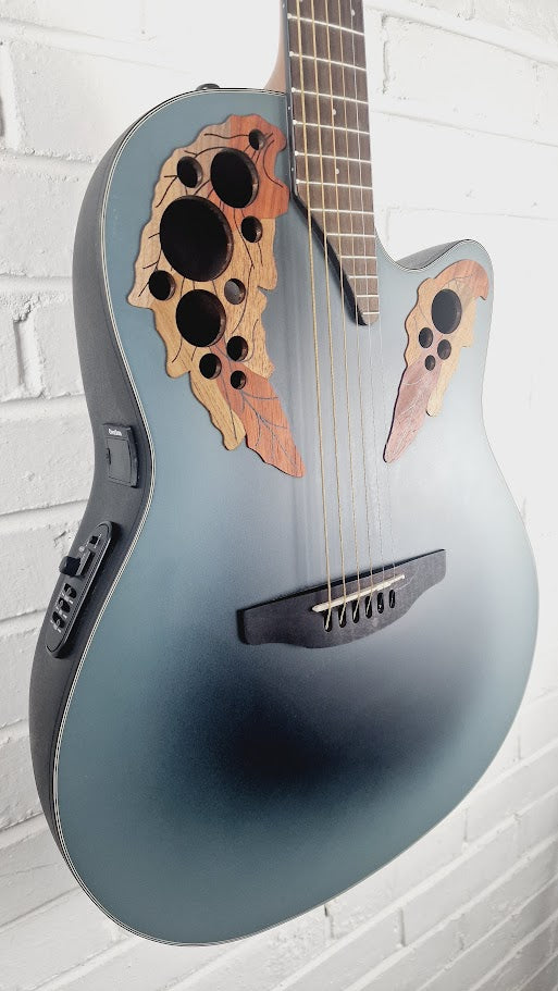 OVATION CELEBRITY ELITE CE44-RBB-G REVERSE BLUE BURST ELECTRO ACOUSTIC GUITAR