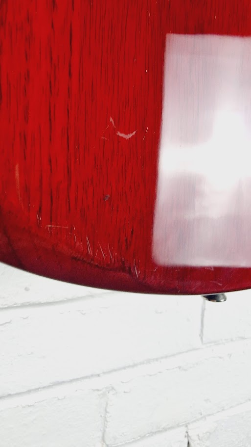 VINTAGE VS6L REISSUED LEFT HANDED CHERRY RED ELECTRIC GUITAR